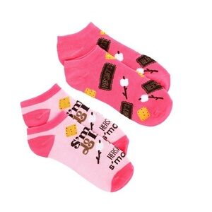 Hersheys Kisses Women’s Pink S'mores Socks 2 pack